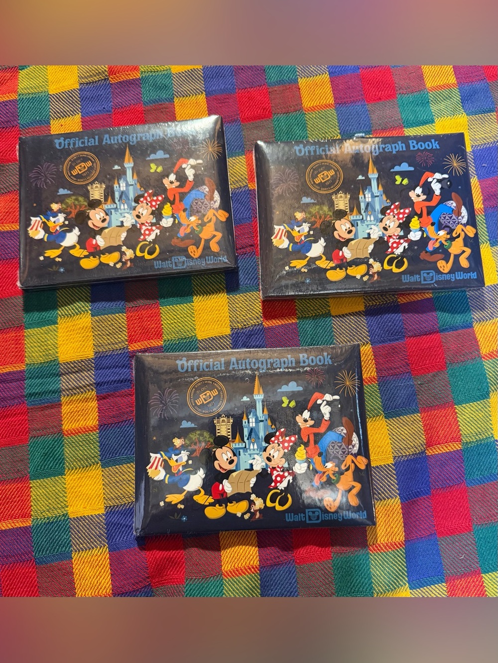 Disney Official Autograph Book Set New